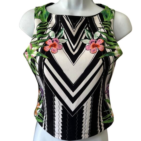 Bisou Bisou Michele Bohbot Floral Dress Tank Top, Women’s Small 
Hawaiian Style - Picture 2 of 5